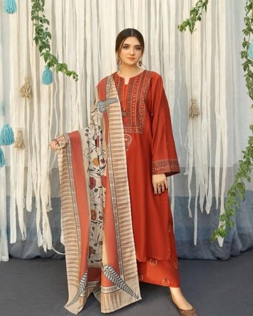 DHANAK 3PC EMBROIDERED UNSTITCHED ARTICLE (NC 7532 B)