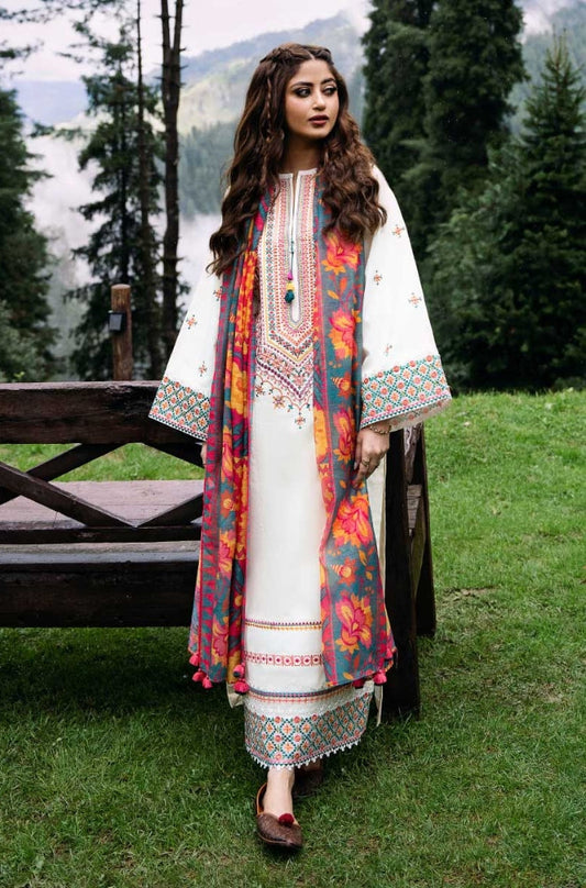 DHANAK 3PC EMBROIDERED UNSTITCHED ARTICLE (NC 7503)