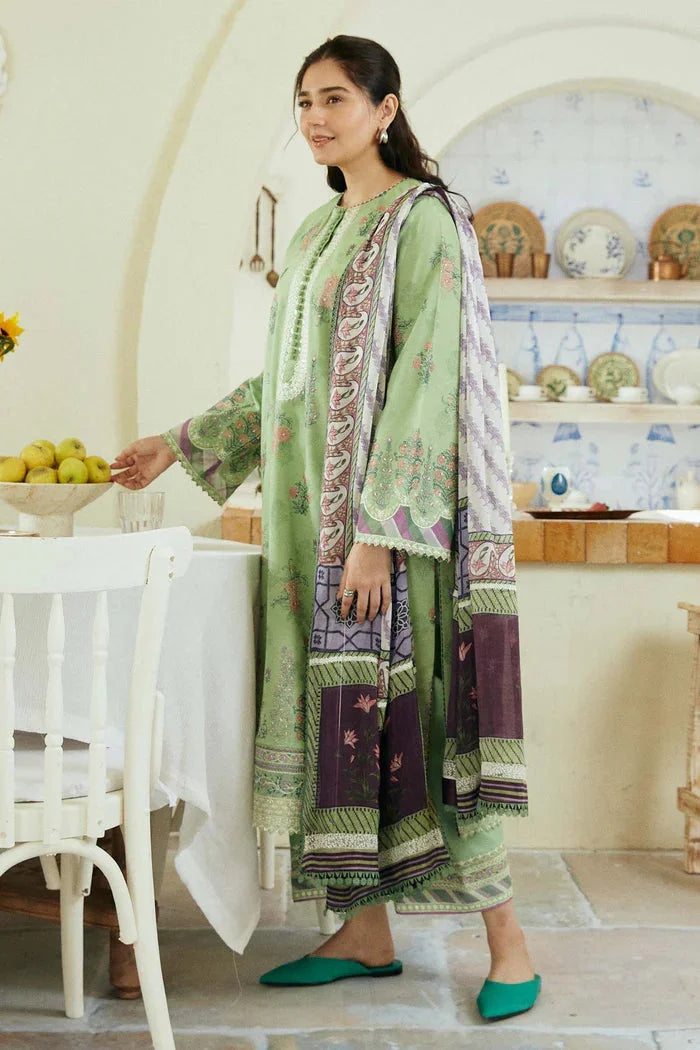 DUR E FISHAN DHANAK 3PC EMBROIDERED UNSTITCHED ARTICLE (NC 7526)