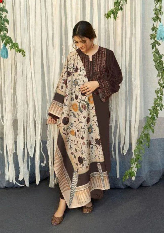 DHANAK 3PC EMBROIDERED UNSTITCHED ARTICLE (NC 7532 A)