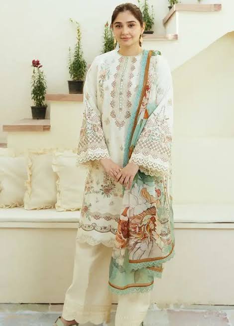 DHANAK 3PC HEAVY EMBROIDERED UNSTITCHED ARTICLE (NC 3063)
