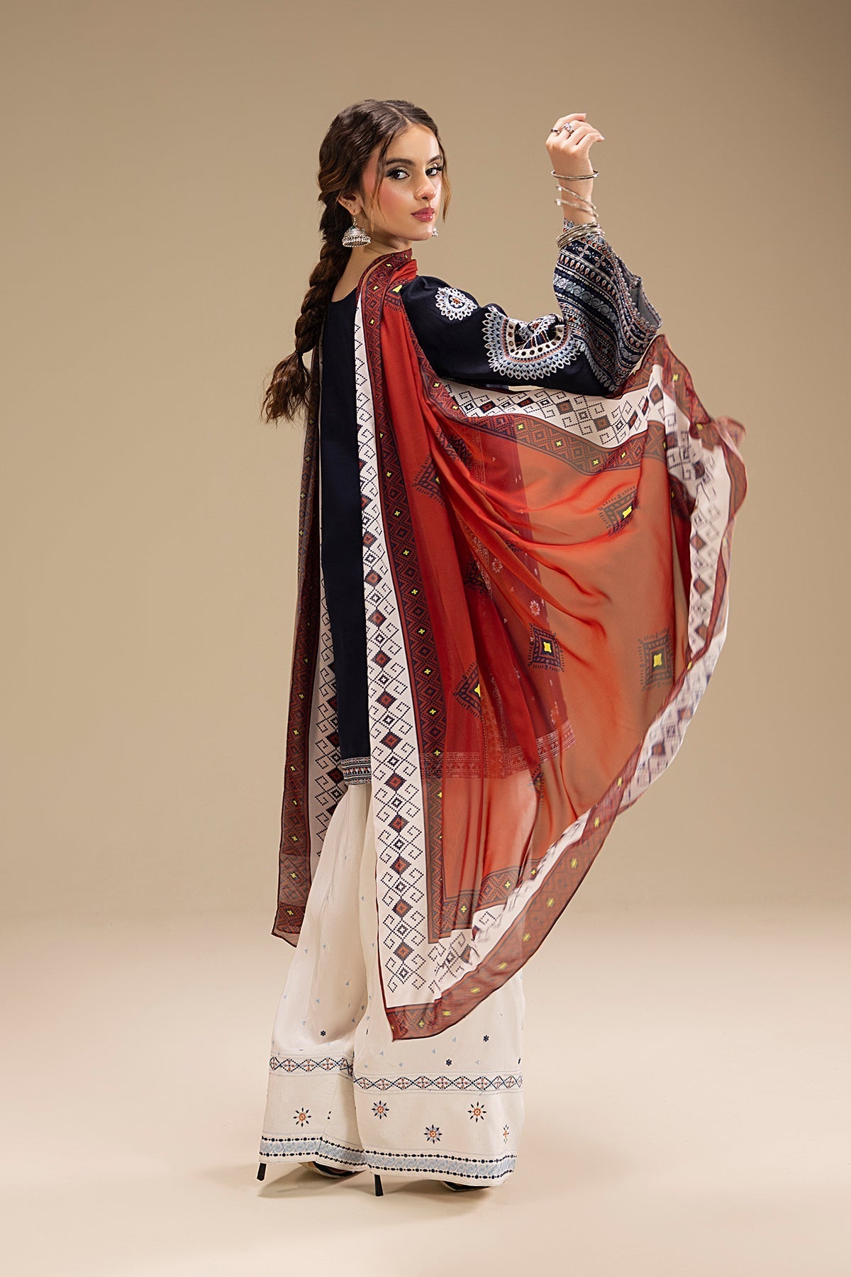 JAZMIN DHANAK FULL HEAVY EMBROIDERED UNSTITCHED ARTICLE (NC 7553)