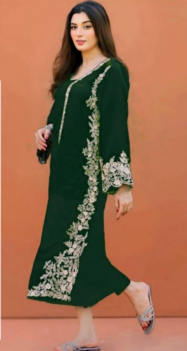 DHANAK 2PC HEAVY EMBROIDERED UNSTITCHED (NC 7565)