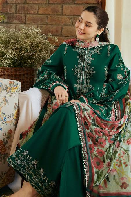 DHANAK 3PC EMBROIDERED UNSTITCHED ARTICLE (NC 3053)