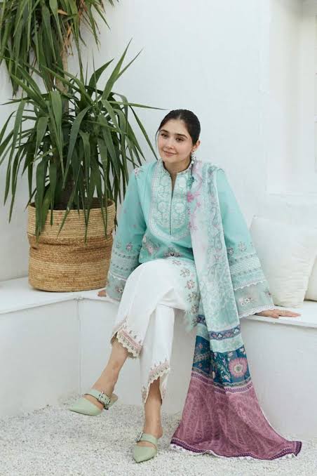DURE FISHAN DHANAK 3PC EMBROIDERED UNSTITCHED ARTICLE (NC 7506)