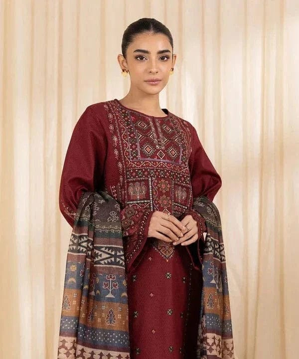 KAYSERIA DHANAK 3PC EMBROIDERED UNSTITCHED ARTICLE (NC 7546)
