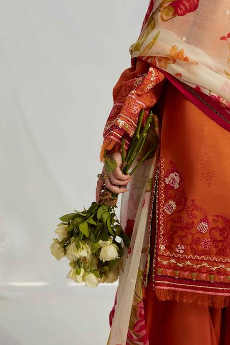 DHANAK 3PC EMBROIDERED UNSTITCHED ARTICLE (NC 3048)