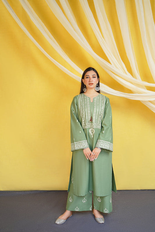 DHANAK 3PC EMBROIDERED UNSTITCHED ARTICLE (NC 7532 C)