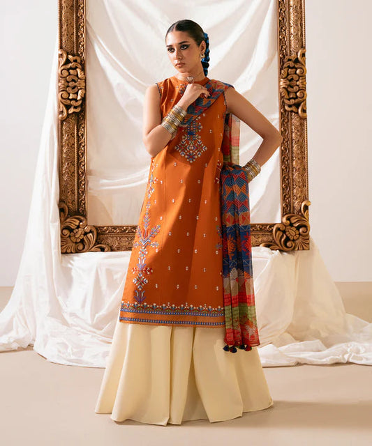 BATIK DHANAK 3PC EMBROIDERED UNSTITCHED ARTICLE (NC 3081)