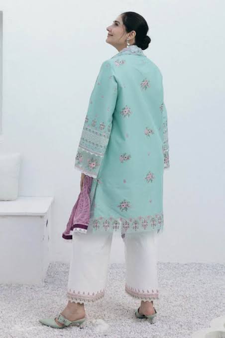 DURE FISHAN DHANAK 3PC EMBROIDERED UNSTITCHED ARTICLE (NC 7506)