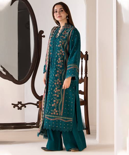 DHANAK 3PC EMBROIDERED UNSTITCHED ARTICLE (NC 3052 A)