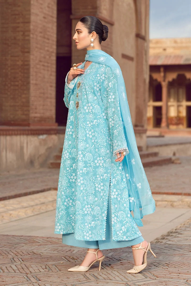 DHANAK 3PC HEAVY EMBROIDERED UNSTITCHED ARTICLE (NC 3066)