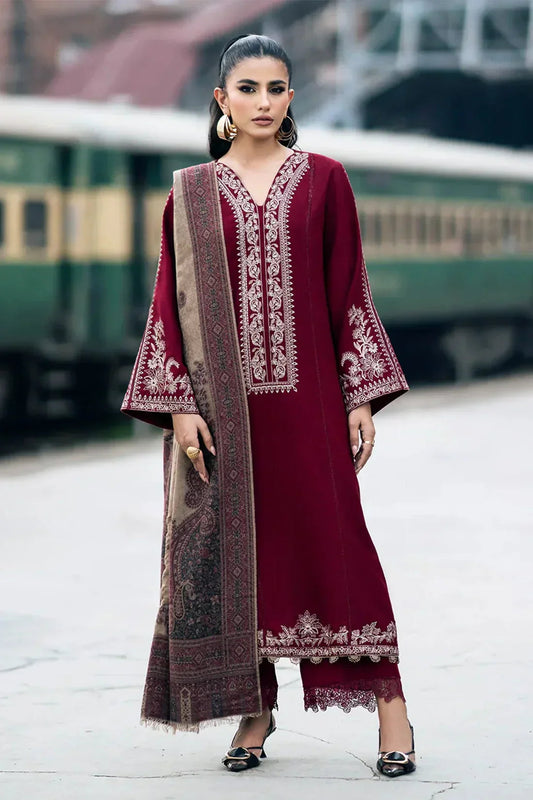 DHANAK 3PC HEAVY EMBROIDERED UNSTITCHED ARTICLE (NC 7519)