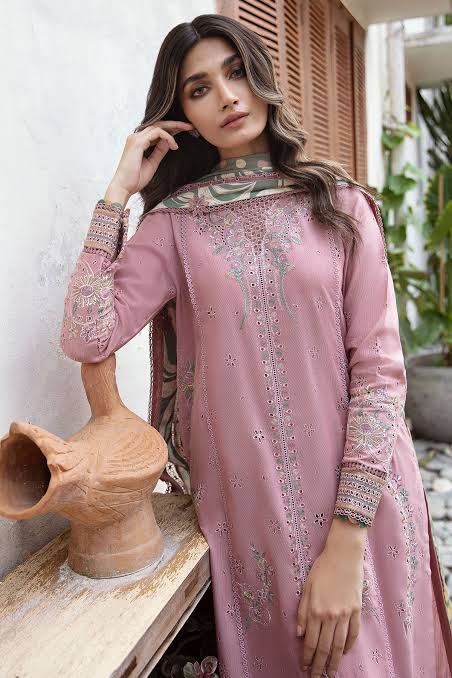 JAZMIN DHANAK 3PC EMBROIDERED UNSTITCHED ARTICLE (NC 3067)