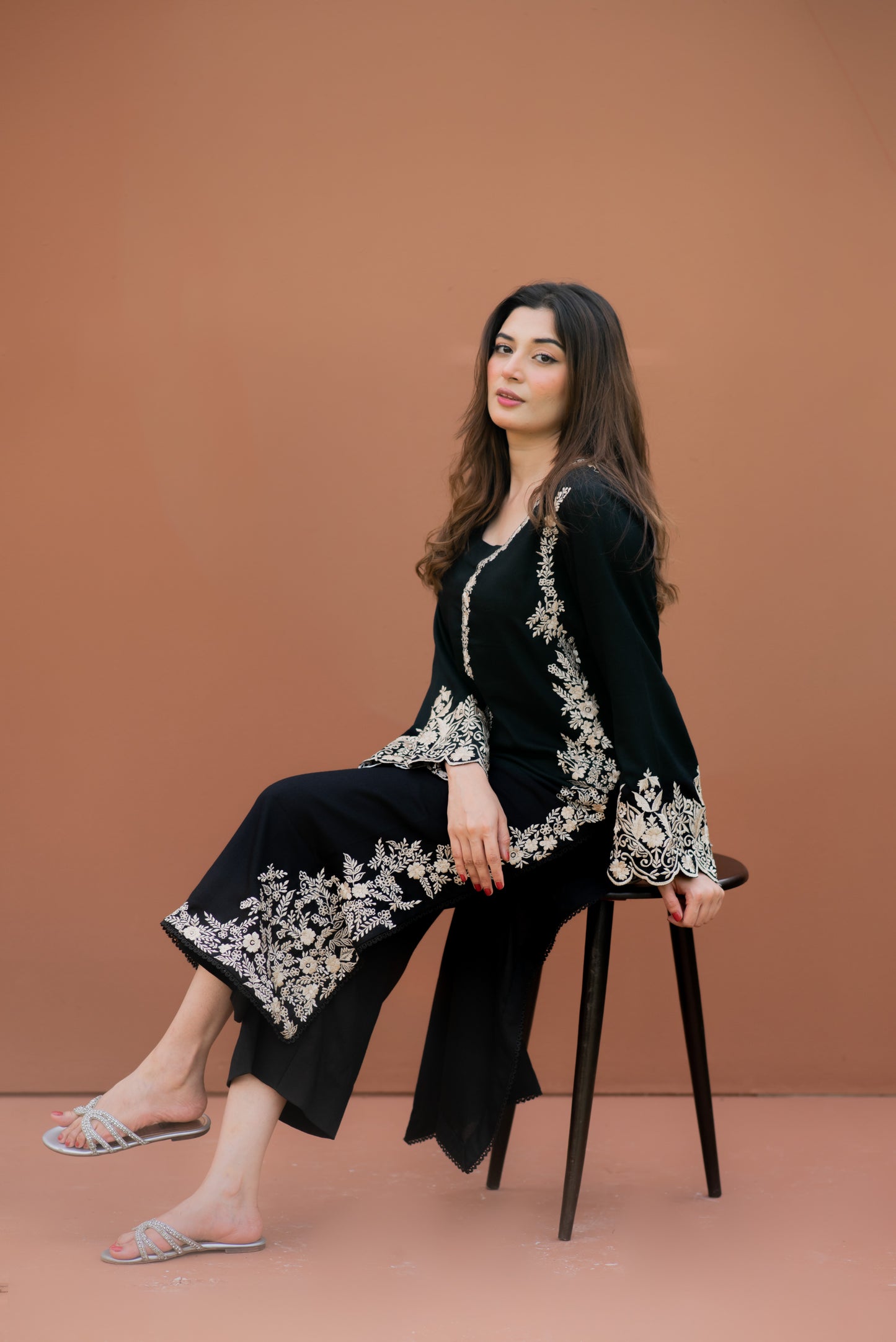 DHANAK 2PC HEAVY EMBROIDERED UNSTITCHED (NC 7565)