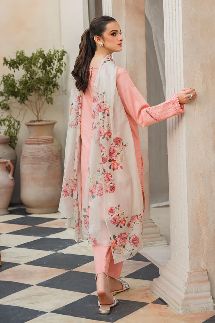 DHANAK 3PC EMBROIDERED UNSTITCHED SUIT (NC 3065)