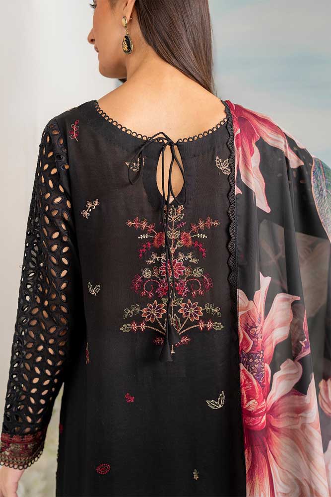 DHANAK 3PC HEAVY EMBROIDERED UNSTITCHED ARTICLE (NC 3050 A)